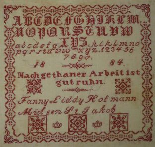 Fanny Liddy Hofmann 1884: Original Fanny Liddy Hofmann 1884: Original