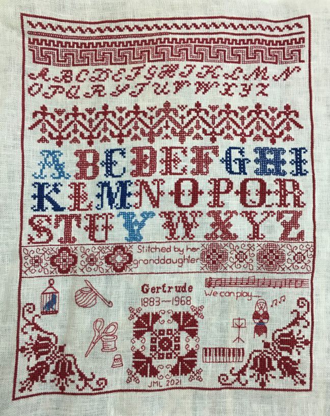 June Lane's Interpretation of Gertrud Gröschel 1895 June Lane's Interpretation of Gertrud Gröschel 1895