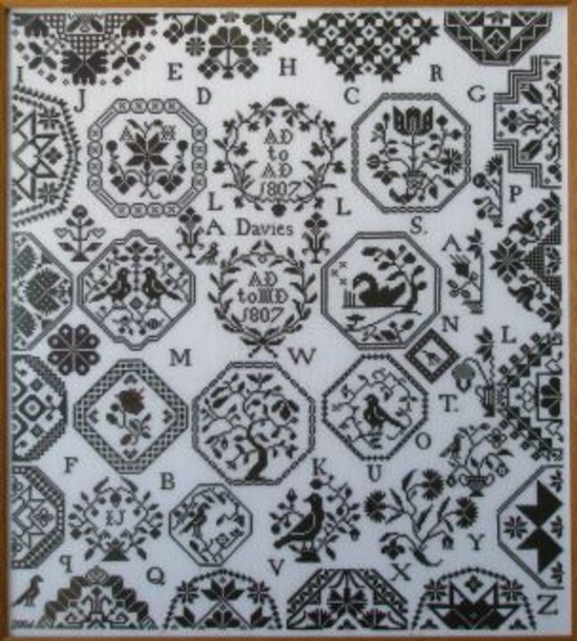 Meine Reproduktion von Ann Davies 1807 Meine Reproduktion von Ann Davies 1807