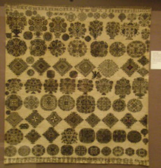Mette Putfarckens Tuch im V&A Mette Putfarckens Tuch im V&A