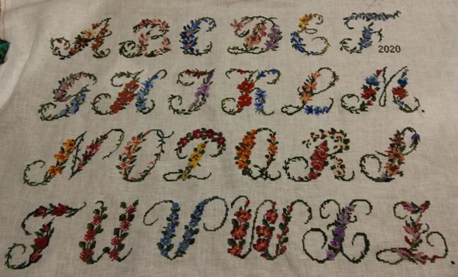 Flower Alphabet: Reproduction by Margret Zwinzscher Flower Alphabet: Reproduction by Margret Zwinzscher