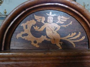 pew ornament in Vierlande church pew ornament in Vierlande church