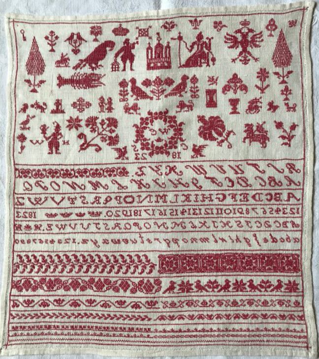 WE 1823: Rückseite des Originals WE 1823: Rückseite des Originals