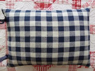 Checked cushion