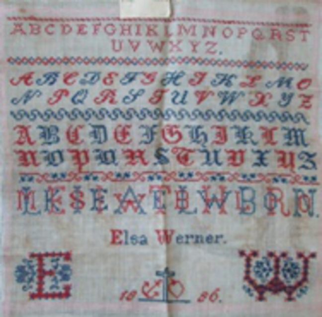 Original von Elsa Werner 1886 Original von Elsa Werner 1886