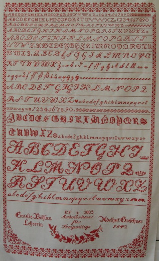 Adelheit 1842 reproduction worked by Elvira Farr