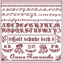 Anna Roenneke ca. 1900: Replica by Sabine Taterra-Gundacker