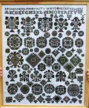 Becke Gellers 1810 reproduction worked by Helga Urban-Baule