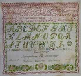 Original of Floral Alphabet ca. 1830