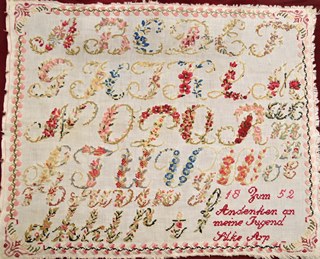 Original of Floral Alphabet ca. 1830