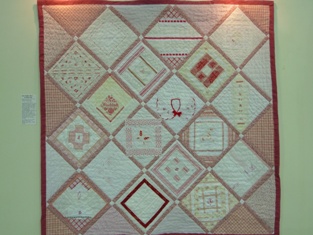 rotweißer Quilt rotweißer Quilt