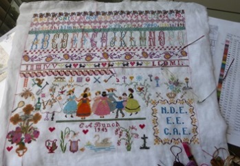 C. A. Bunch 1945 wip: Reproduction by Sabine Taterra-Gundacker