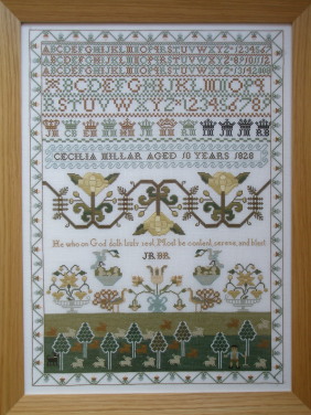 Meine Reproduktion von Cecilia Millar 1828