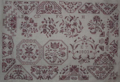 Donna Lemos' reproduction of Eliza Trusted 1803