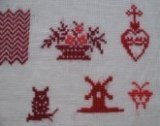 Emma Pêcheur 1910 - 1911: Detail 2 of Brigitte Brandenburg's reproduction