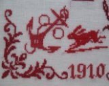 Emma Pêcheur 1910 - 1911: Detail 3 of Brigitte Brandenburg's reproduction
