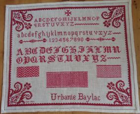 Urbanie Baylac ca. 1900: Reproduktion von Gerda Van Duuren Urbanie Baylac ca. 1900: Reproduktion von Gerda Van Duuren