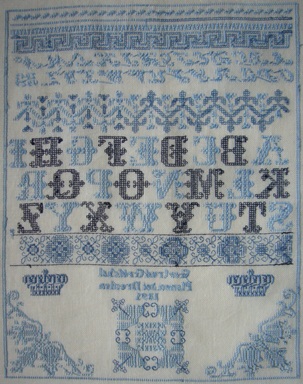 Gertrud Gröschel 1895: Rückseite der Reproduktion von Ursel Zscherper