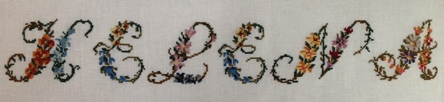 Anka Meyer setzt das Blumenalphabet um