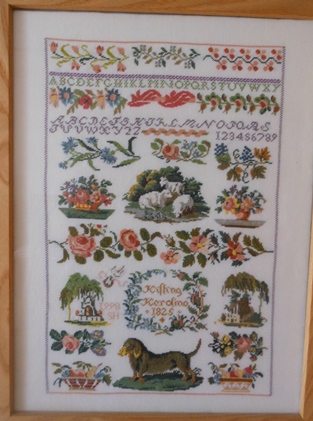 Karolina Kisling 1825: Reproduktion von Sue Hertzog