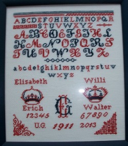 Elisabeth & Willi 1911: Reproduktion von Ulrike Grommisch