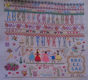C. A. Bunch 1945: Reproduktion von Renée Kieffer