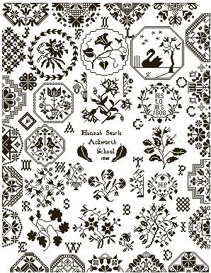 Replik Hannah Searls 1808 in Schwarz