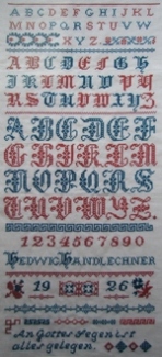 Hedwig Handlechner 1926: Reproduction by Doris Niek