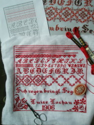 Luise Lochau 1906 WIP: Reproduction by Sabine Taterra-Gundacker