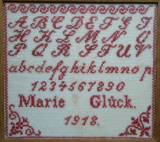 Marie Glück 1918: Original